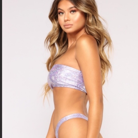 Fashion Nova Other - SALE 🥳Purple Sparkle Festival Bikini